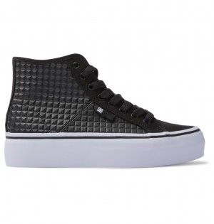 Battleship / Gun Metal DC Shoes Manual Hi Platform - High-Top Shoes | OWT-561379