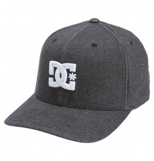 Black DC Shoes Capstar - Flexfit Cap | EDY-510279