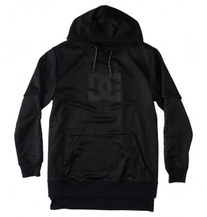 Black DC Shoes Dryden - Technical Hoodie | ENG-482156