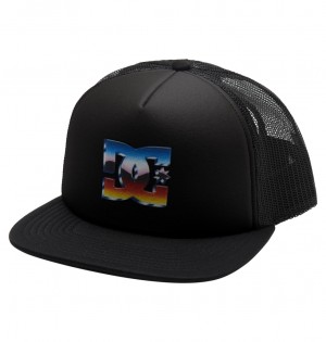 Black DC Shoes Gas Station - Trucker Cap | FTC-385197