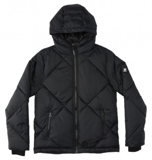 Black DC Shoes Passage - Puffer Jacket 10-16 | YJU-472806