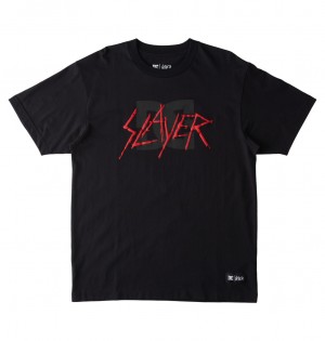 Black DC Shoes Slayer - T-Shirt | MIS-807265