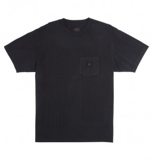 Black Garment Dye DC Shoes DC 1994 - Short Sleeve T-Shirt | DGV-130457