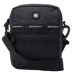 Black Leopard DC Shoes Starcher 2L - Small Shoulder Bag | TIK-829654