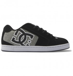 Black / Battleship / Armor DC Shoes Net - Leather Shoes | LXS-738942