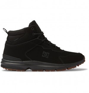 Black / Black / Black DC Shoes Mutiny - Leather Boots | VKX-327418