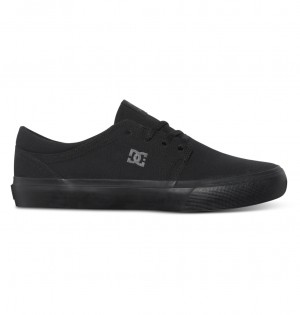 Black / Black / Black DC Shoes Trase Tx - Shoes | TMC-823510