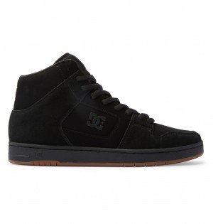 Black / Black / Gum DC Shoes Manteca 4 Hi - High-Top Shoes | TER-942567