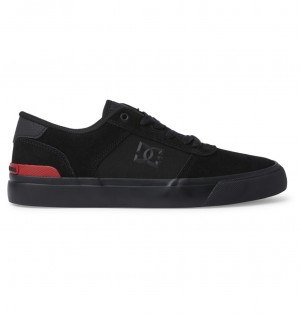 Black / Black / Red DC Shoes Teknic S - Skate Shoes | RTK-742051