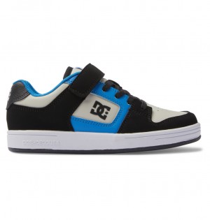 Black / Blue / Grey DC Shoes Manteca 4 V - Shoes | JSP-042196