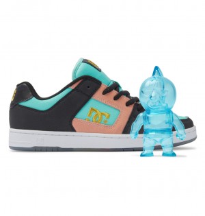 Black / Crazy Pink / Turquoise 2 DC Shoes Manteca 4 atmos - Shoes | GUL-498275