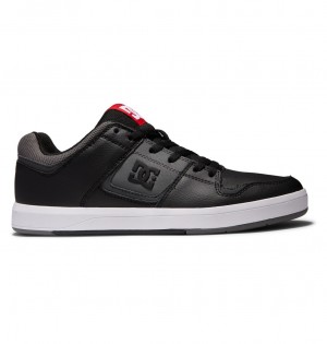 Black / Grey DC Shoes DC Cure - Leather Skate Shoes | AZU-387610