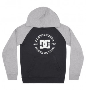 Black / Grey Heather DC Shoes DC Star Pilot - Hoodie 8-16 | BGQ-528316