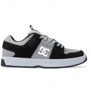 Black / Grey / White DC Shoes Lynx Zero - Leather Shoes | VXN-182354