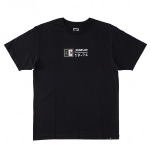 Black / Greystone DC Shoes DC Split Star - T-Shirt | OCF-460581