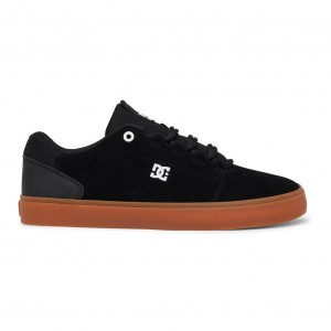 Black / Gum DC Shoes Hyde - Leather Shoes | CHK-416539