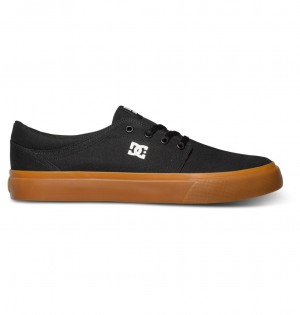 Black / Gum DC Shoes Trase - Shoes | QTR-048257