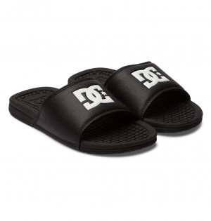 Black / White DC Shoes Bolsa - Sandals | WTU-537016