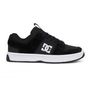 Black / White DC Shoes Lynx Zero - Leather Shoes | FRZ-751489