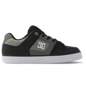 Black / White / Armor DC Shoes Pure - Leather Shoes | MXE-937084