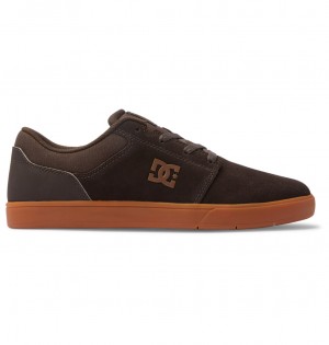 Brown / Gum DC Shoes Crisis 2 - Leather Shoes | RGF-204637