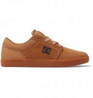 Brown / Tan DC Shoes Crisis 2 S - Skate Shoes | MGF-376045