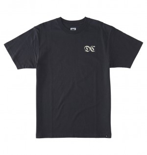 Ebony DC Shoes The Issue - T-Shirt | CSV-813072