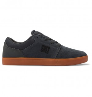 Grey / Gum DC Shoes Crisis 2 - Leather Shoes | GPD-523468