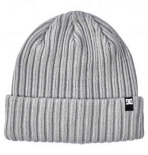 Heather Grey DC Shoes Fish N Destroy 2 - Cuffed Beanie | YCU-427635