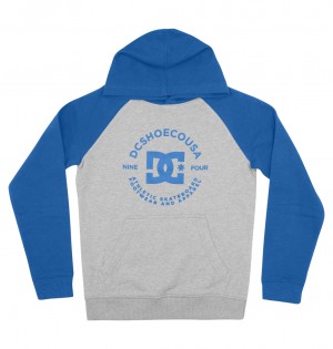 Heather Grey / Nautical Blue DC Shoes DC Star Pilot - Hoodie 8-16 | XIJ-573692