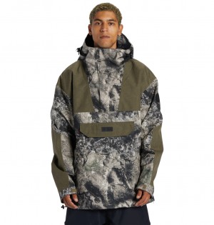 Mossy Oak Terra Coyote Camo DC Shoes Dc-43 - Technical Anorak Snow Jacket | PJO-061982