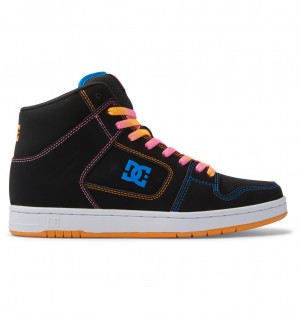 Multi DC Shoes Manteca 4 Hi - High-Top Leather Shoes | WNI-891345