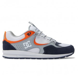 Navy / Orange DC Shoes Kalis Lite - Leather Shoes | XDI-740298