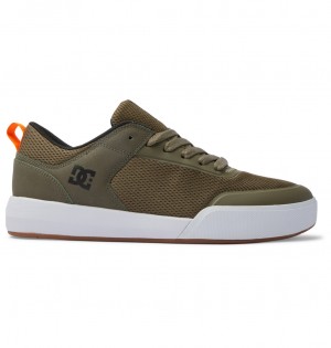 Olive / White DC Shoes Transit - Shoes | AYB-536892