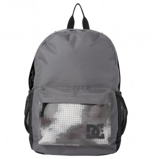 Pewter DC Shoes Backsider Seasonal 20L - Medium Backpack | BIY-852491