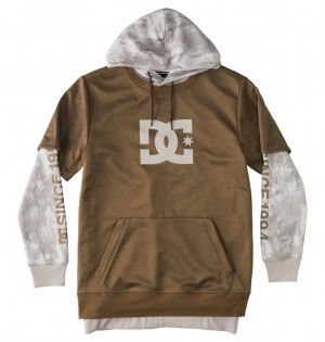 Sand Stone DC Shoes Dryden - Technical Hoodie | PWM-384129