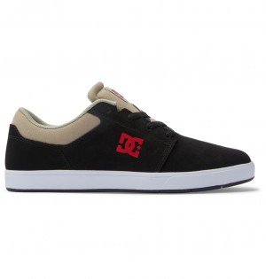 Tan / Red DC Shoes Crisis 2 - Leather Shoes | FLS-916342