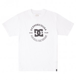 White DC Shoes DC Star Pilot - T-Shirt | BHQ-694315