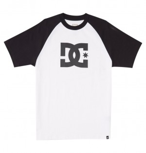 White / Black DC Shoes DC Star - T-Shirt | SGV-850163