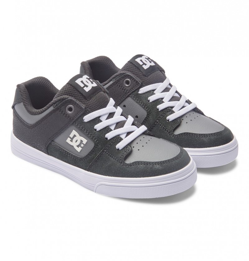 Anthracite / Black DC Shoes Pure Elastic - Shoes 8-16 | DGK-752943