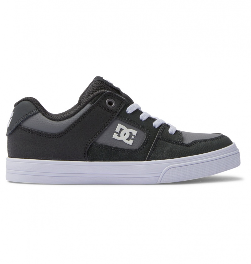 Anthracite / Black DC Shoes Pure Elastic - Shoes 8-16 | DGK-752943