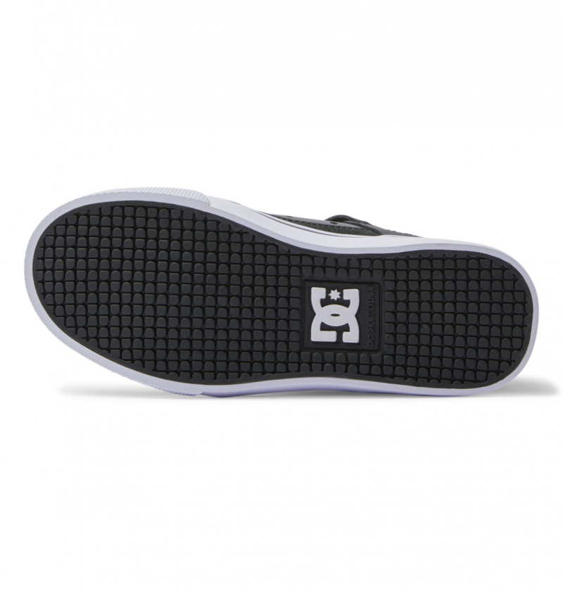 Anthracite / Black DC Shoes Pure High-Top EV - High-Top Leather Shoes | KXH-108752