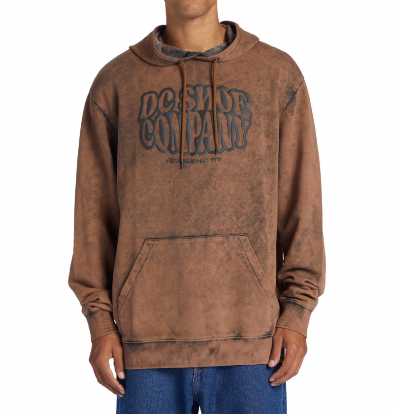 Bison Storm Wash DC Shoes Contour - Hoodie | UPL-710923