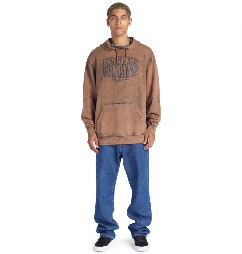 Bison Storm Wash DC Shoes Contour - Hoodie | UPL-710923