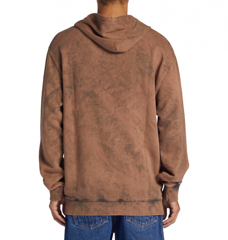 Bison Storm Wash DC Shoes Contour - Hoodie | UPL-710923