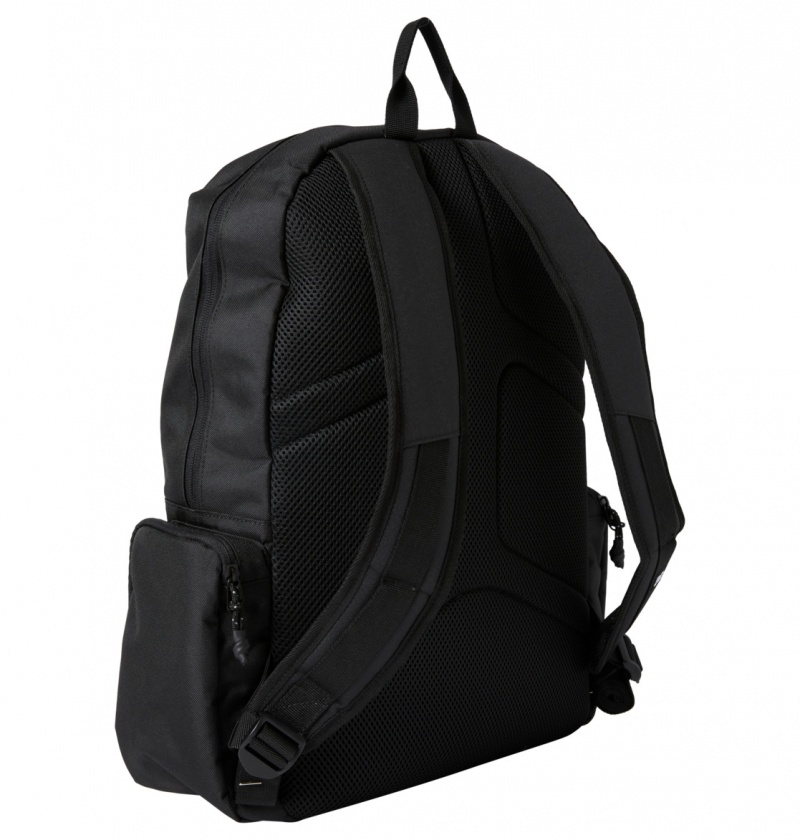 Black DC Shoes Chalkers 28L - Large Skate Backpack | EUF-654938