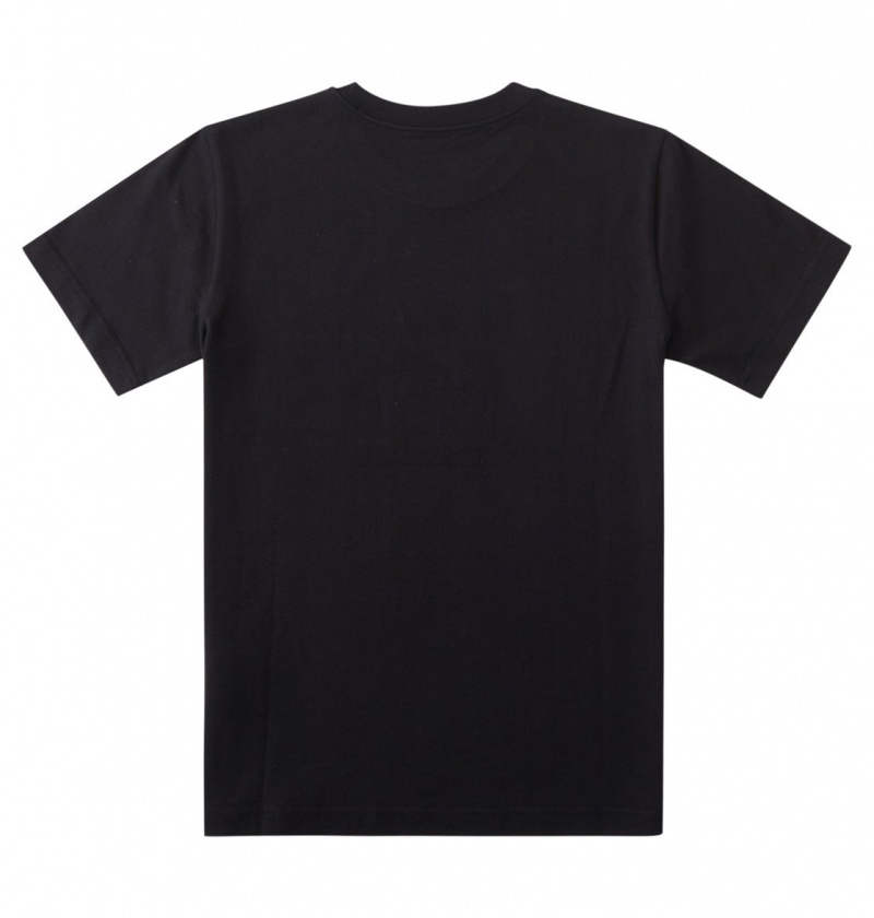 Black DC Shoes DC Star - Short Sleeve T-Shirt 8-16 | HJB-798205