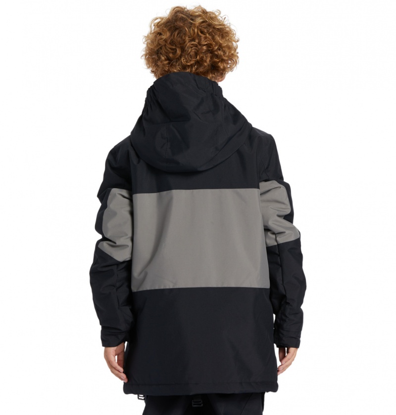 Black DC Shoes Defy - Technical Snow Jacket 8-16 | YGQ-295108