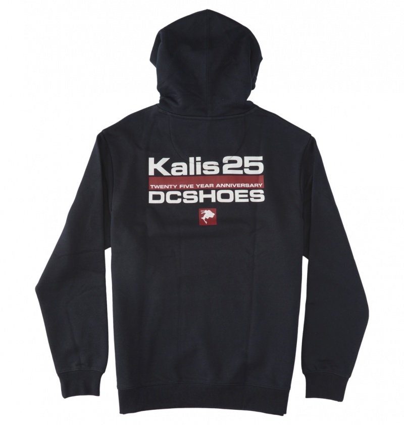 Black DC Shoes Kalis 25 - Hoodie | PZT-240596