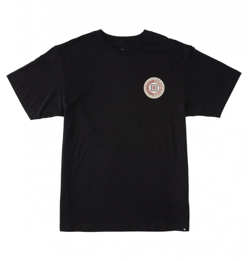 Black DC Shoes Old Head - T-Shirt | KPO-714809